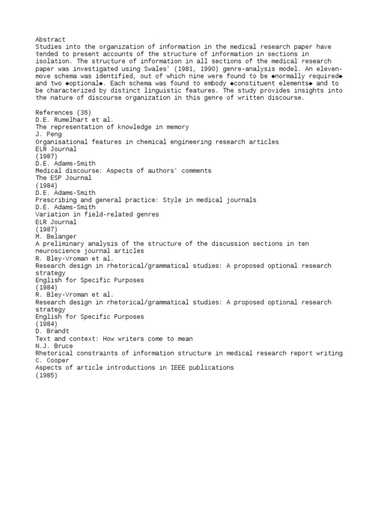 Abstract Research Paper | PDF | Language Arts & Discipline