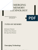 Emerging Memory Technology Final