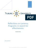 Reflections On Leniency Programs: in Search For Effectiveness