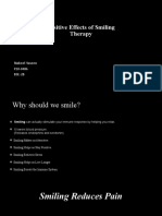 Positive Effects of Smiling Therapy