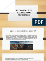 Introduccion Yacimientos Minerales