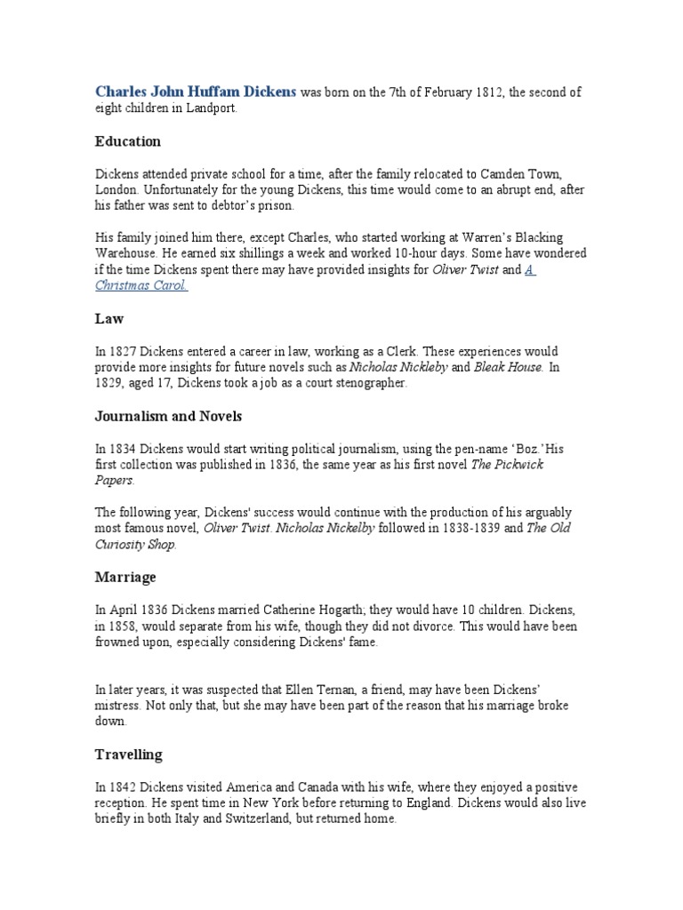 BIOGRAPHY 20CHARLES 20DICKENS 20A 20TALE 20OF 20AMBITION 20AND 20GENIUS PDF intelligence overview