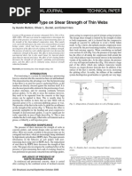 Effect of Duct Type On Shear Strength of Thin Webs: Aci Structural Journal Technical Paper