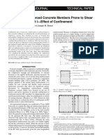 103-s76 - Behavior of Reinforced Concrete Members Prone To Shear Deformations Part I - Effect of Confinement