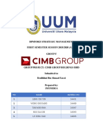 CIMB Group Holdings Strategic Issues