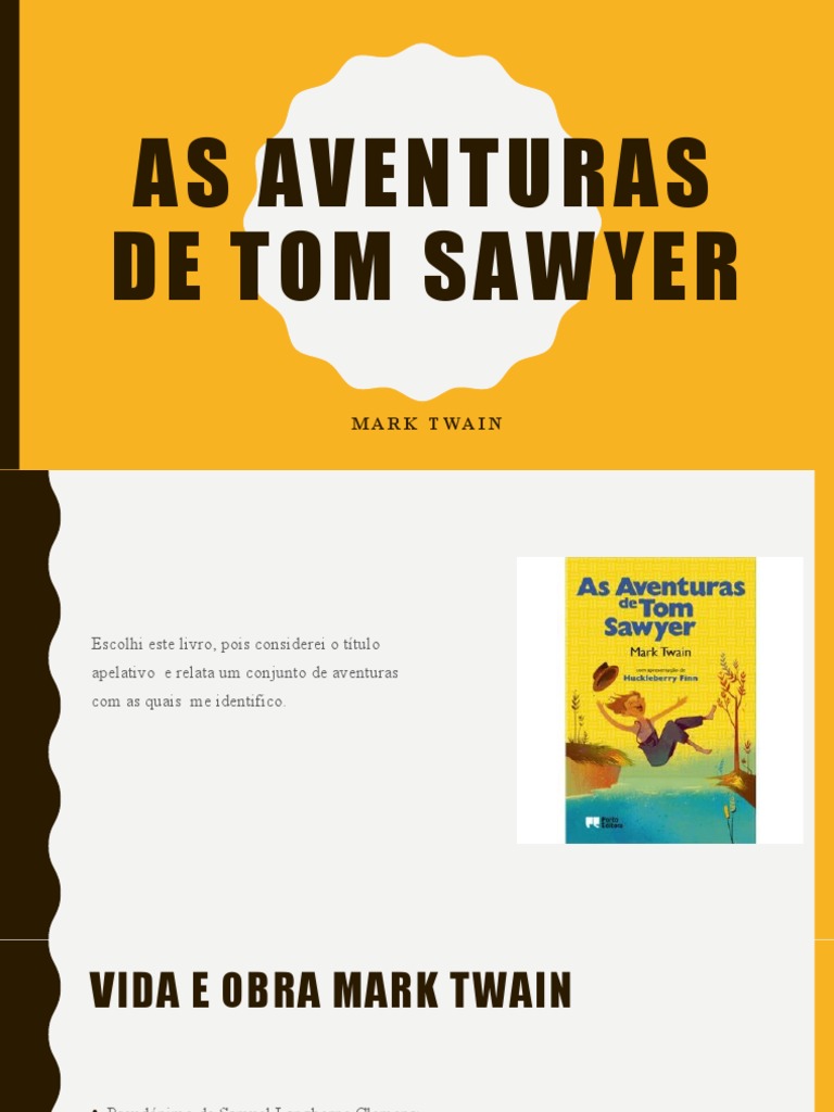 Aventuras de Tom Sawyer: Resumo e Análise | PDF | Ficção Geral