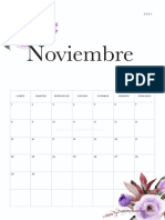 Noviembre Calendario PPI 2021 11