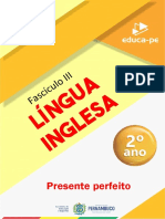 Fascículo 3 2º Ano Língua Inglesa (Presente Perfeito)