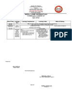 Weekly Home Learning Plan: 11-Humss A, B, C / Stem /he/ Ict