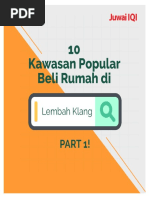 10 Kawasan Popular Beli Rumah Di Lembah Klang 2021 1 Pdf