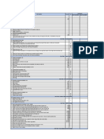 Bill of Quantity for New Build Project Contractor