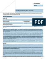 NIA Project Registration and PEA Document