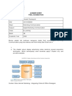 Digital Marketing Final Exam Bismillah