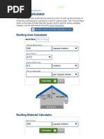 Roofing Calculator