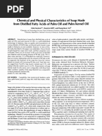 Soap Making Using Fatty Acids