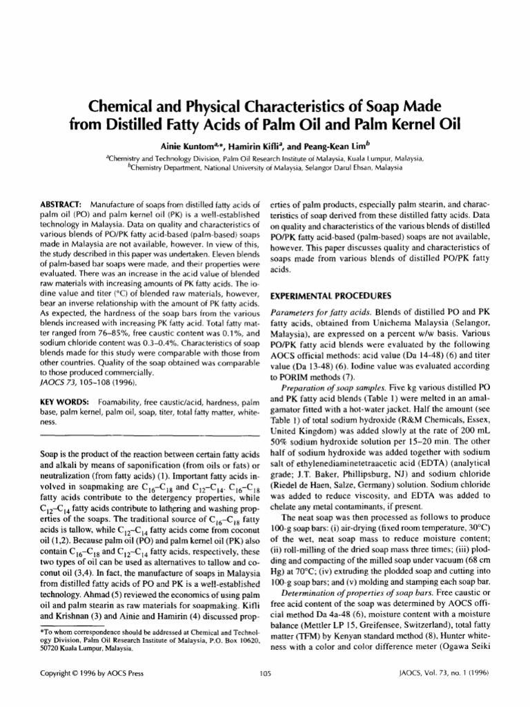Soap Making Using Fatty Acids PDF Soap Sodium Hydroxide