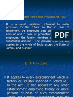 Employees Provident Fund & Misc. Provisions Act, 1952