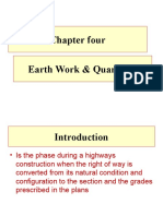 CHP - IV Earth Work and Quantities