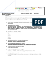 11º Ficha 9º Plano - Correção