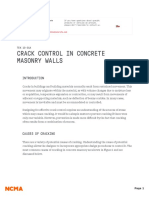 Crack Control in Concrete Masonry Walls - Ncma()