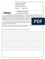 Plano de Ativ. Filosofia 9º Ano