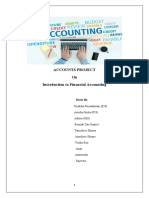 Accounts Project On Introduction To Financial Accounting: Made By: Deeksha Priyadarsani