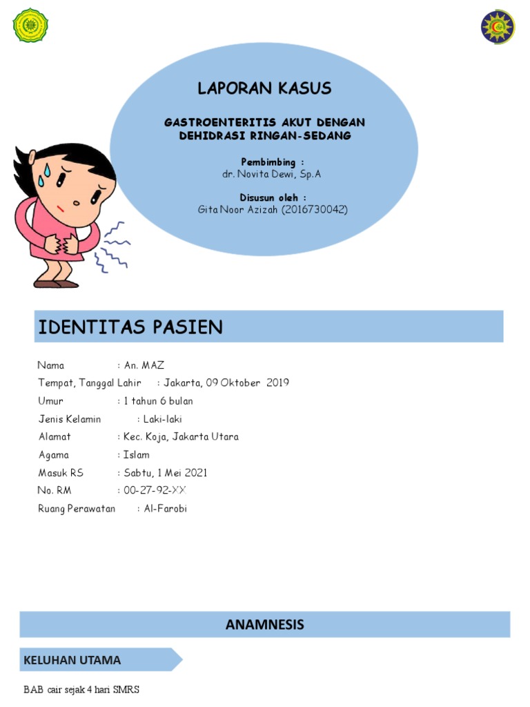 Icd 10 Gea Dengan Dehidrasi