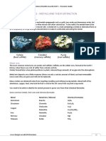 GCSE Chemistry & Science Revision Guide - Extracting Metals