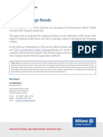 ESG in Equities ESG in Investment Grade Corporate Bonds