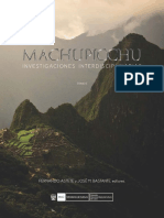 Machupicchu Investigaciones Interdisciplinarias Tomo I