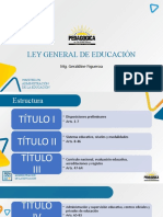 LEY GENERAL DE EDUCACIÓN Esquema