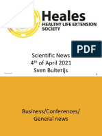 Scientific News 4th of April 2021