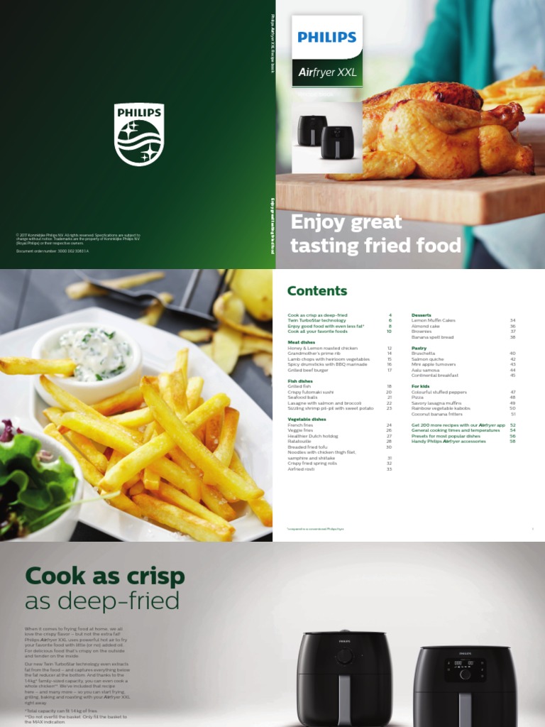 Phillips Airfryer Recipe Book PDF Zucchini Hamburgers