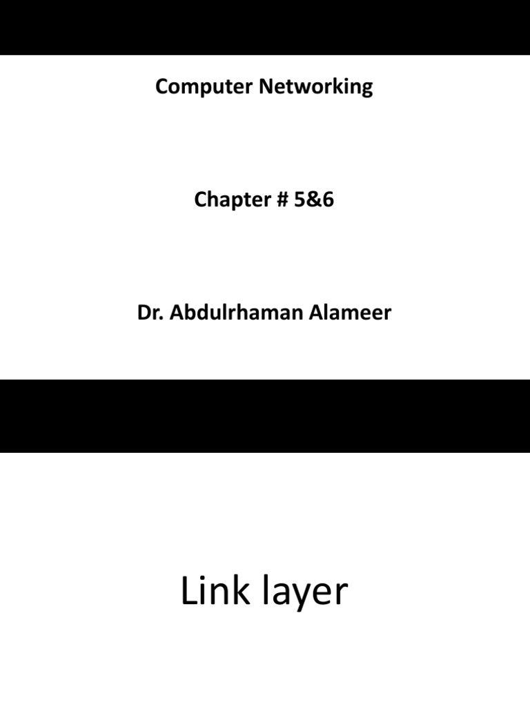 Link Layer Networking: Error Detection & Protocols | PDF | Ethernet ...