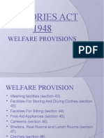 Factories Act 1948: Welfare Provisions