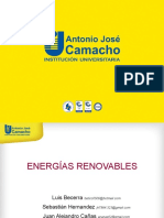 Energías renovables: Energía solar térmica y fotovoltaica