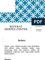 Referat Herpes Zoster: Oleh Santi Nurfitriani Pembimbing Dr. Sabrina