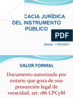 La Eficacia Jurídica Del Instrumento Público - 17abril2021 (1) (Autoguardado)