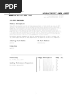 MNMM54C923-X REV 1A0 Microcircuit Data Sheet: 20-Key Encoder