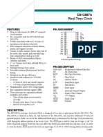 DS12887A Real-Time Clock: Features Pin Assignment