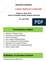 Literature Review Slides