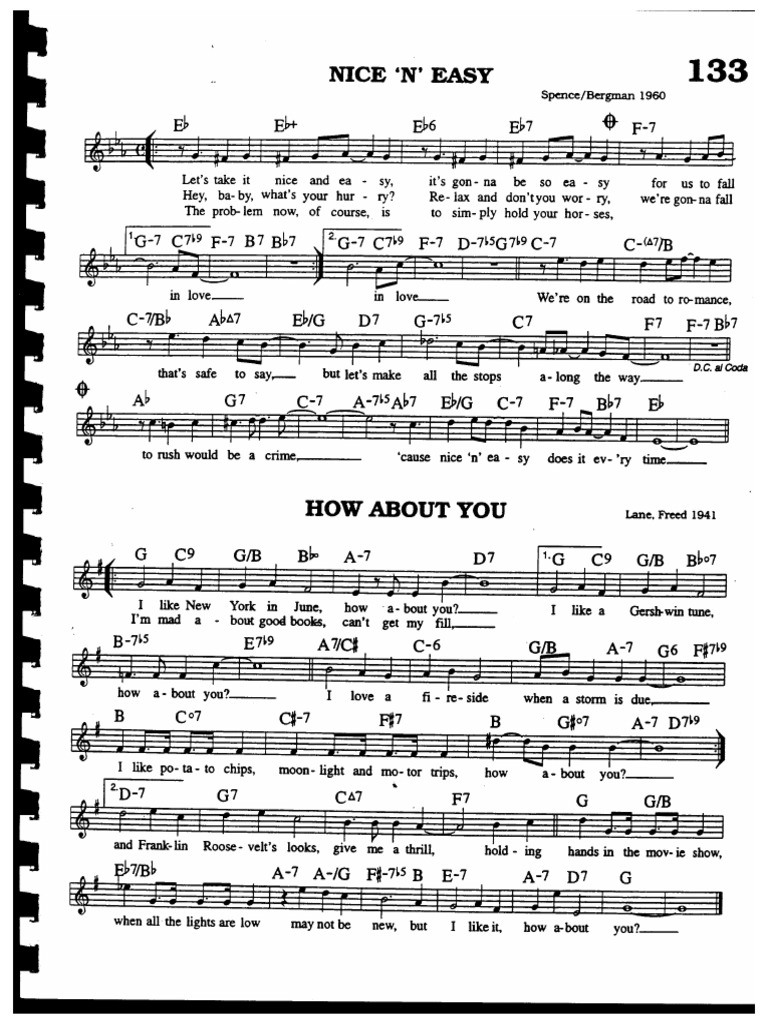 How About You - Lead Sheet | PDF