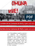 Carteles de las Comunas de París y Lyon 