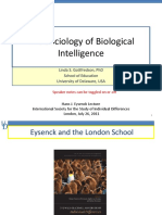 The Sociology of Biological Intelligence