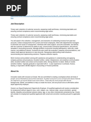 Job Advertisement