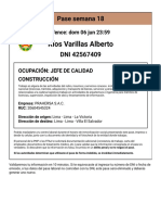 Solicitud de Pase Laboral