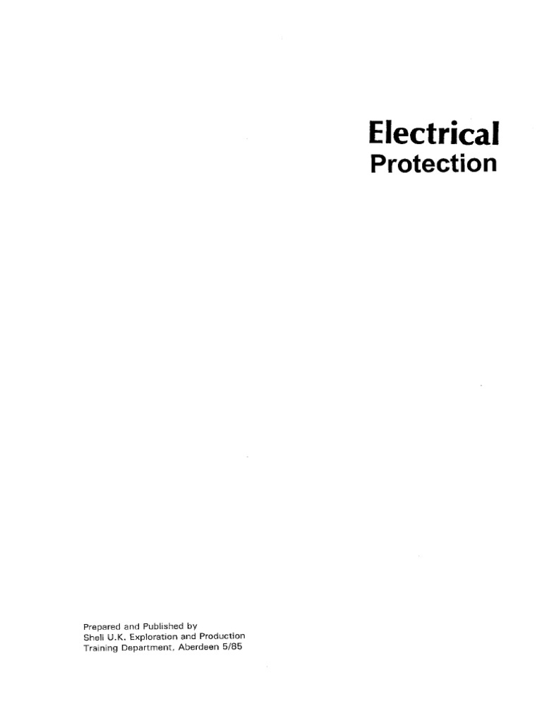 Electrical Protection | PDF | Fuse (Electrical) | Relay