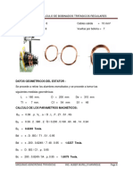 Datos Geometricos Del Estator:: Maquinas Asincronas Trifasicas Ing. Huber Murillo Manrique