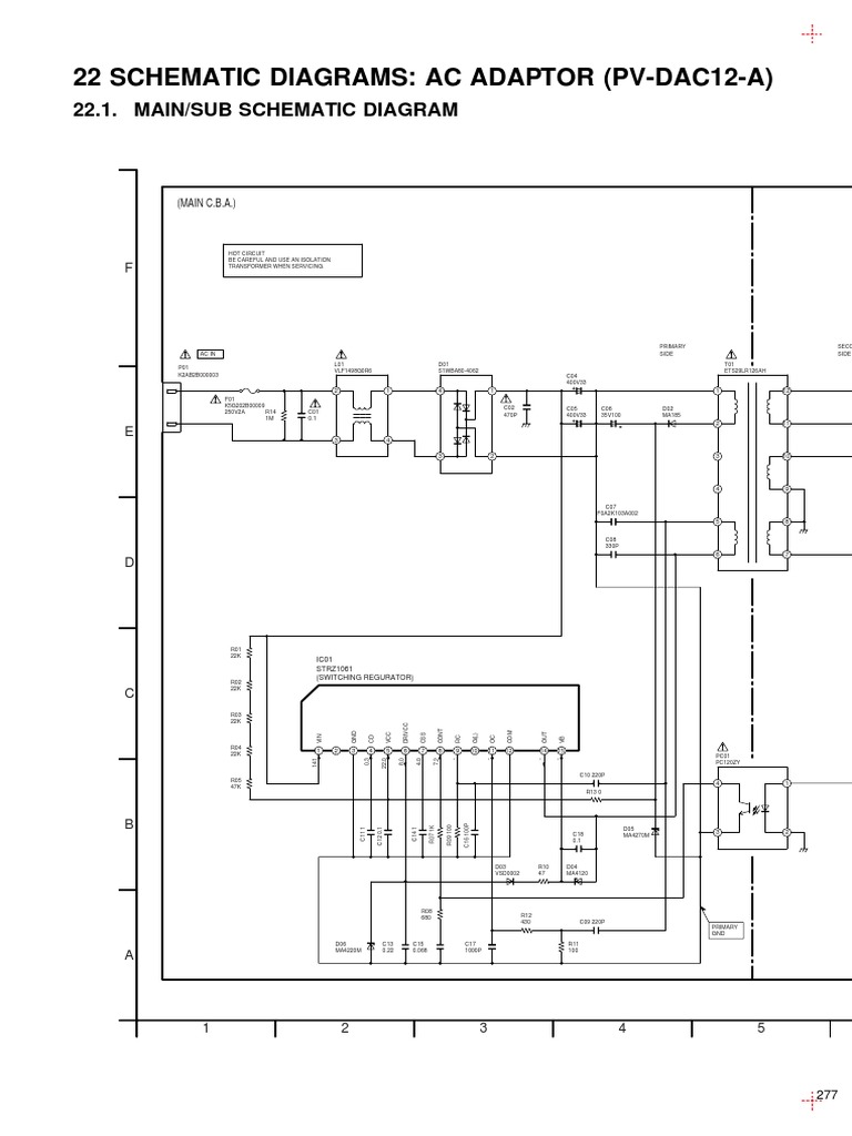 AC Adaptor Circuit Diagram for DAC12 | PDF | Electrical Engineering ...