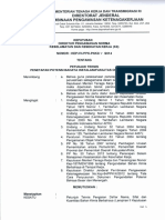 KEPDIRPNK3 No.kep.001 Tahun 2014 Ttg Penetapan Fasilitasi Kimia Perusahaan